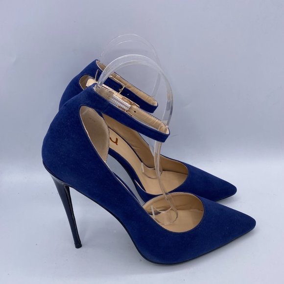 FSJ D'Orsay Closed Pointed Toe High Heel Shoes - Picture 4 of 10